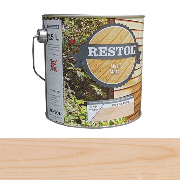 Restol Houtolie | Naturel UV Extra | mat | 2.5 L